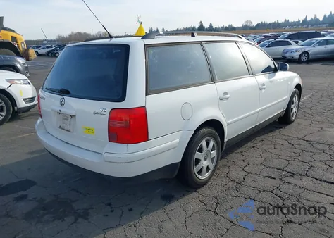 2000 Volkswagen Passat Gls V6 из США, поврежденный, VIN WVWRH23B6YE278750